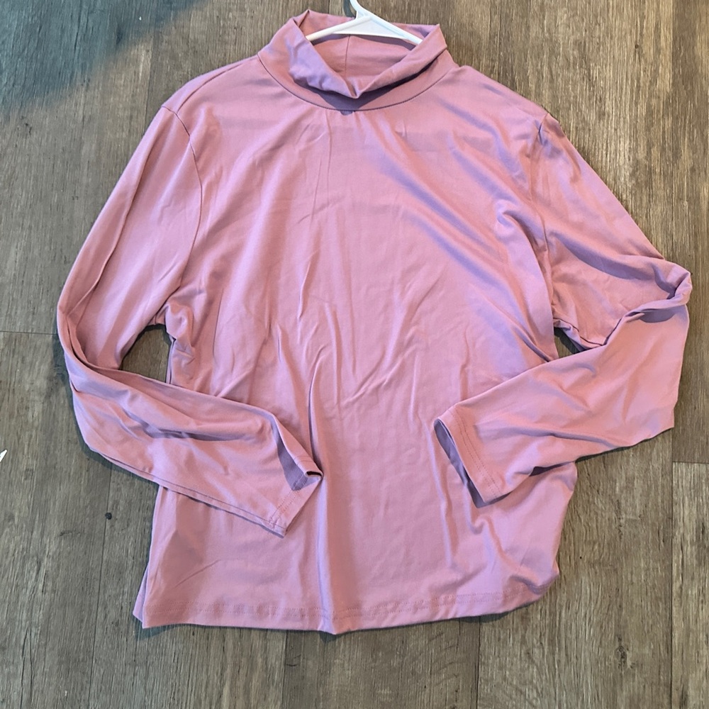 PINK NWOT TURTLENECK 3XL c